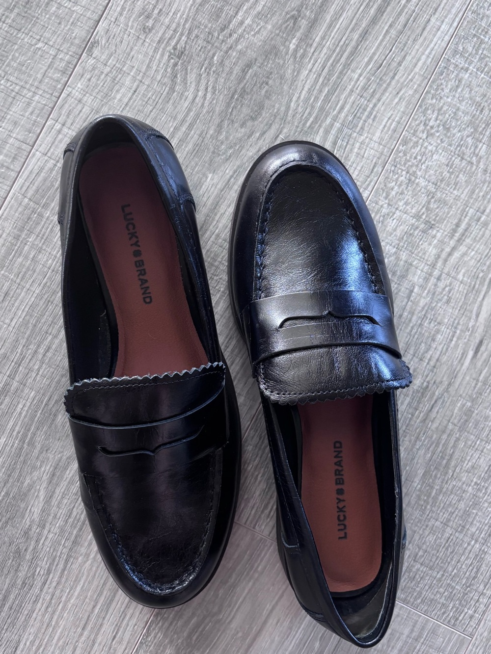 Lucky brand Floriss Women’s Leather Penny Loafer size 8 1/2